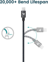 1 méteres, sötétszürke USB-A-Lightning átalakító kábel - Újracsomagolt termék - Outlet24