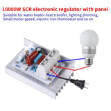10000W SCR Digitális Feszültségszabályozó Modul Tápegység Dimmer Termostat 80A Újracsomagolt termék - Outlet24