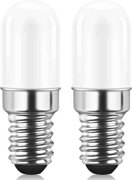 2 darab E14-es LED hűtőszekrény izzók (1,5 W, meleg fehér, 3000 K, 135 lm - Outlet24