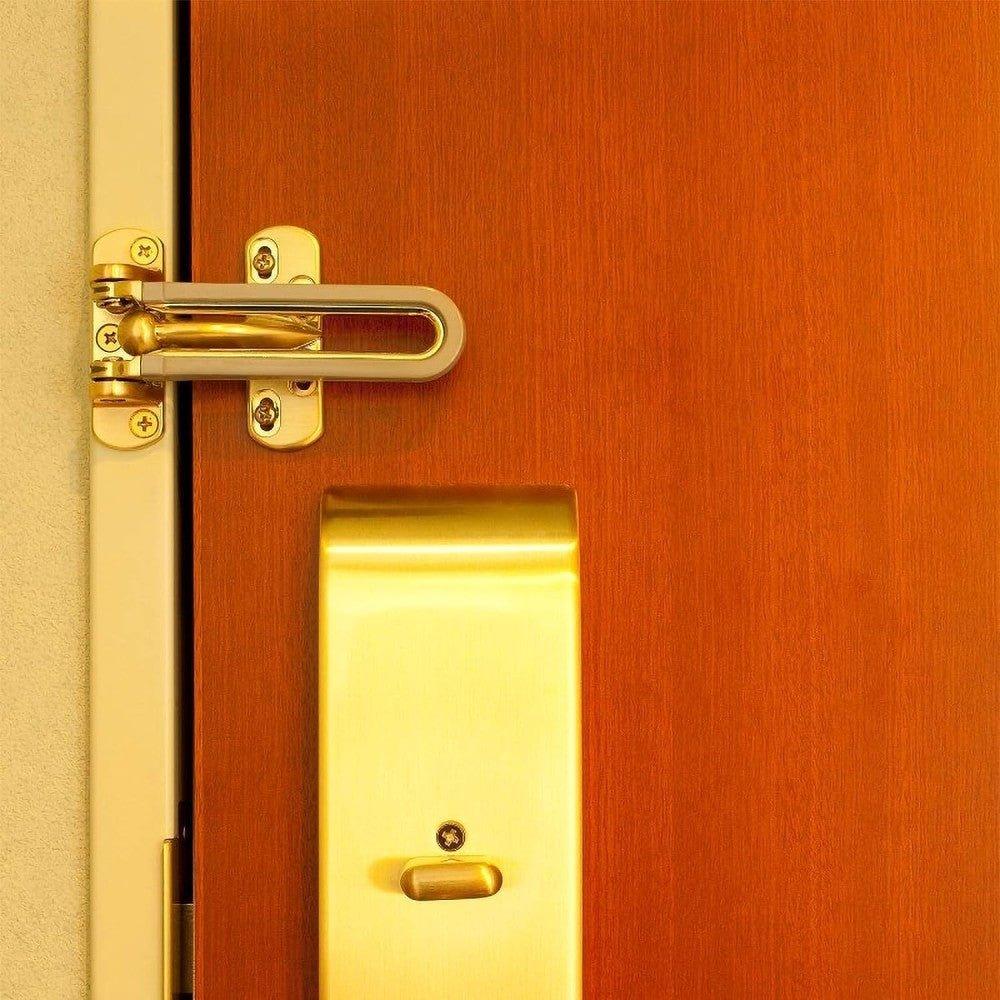 2 darab rozsdamentes acél biztonsági zár csavarokkal(arany) - Outlet24