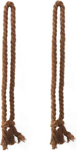 2 darabos függönykötő kötél, retro stílus, barna - Outlet24