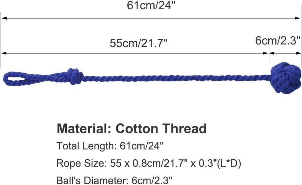 2 darabos függönytkötő kötél, 60 cm, kék - Outlet24