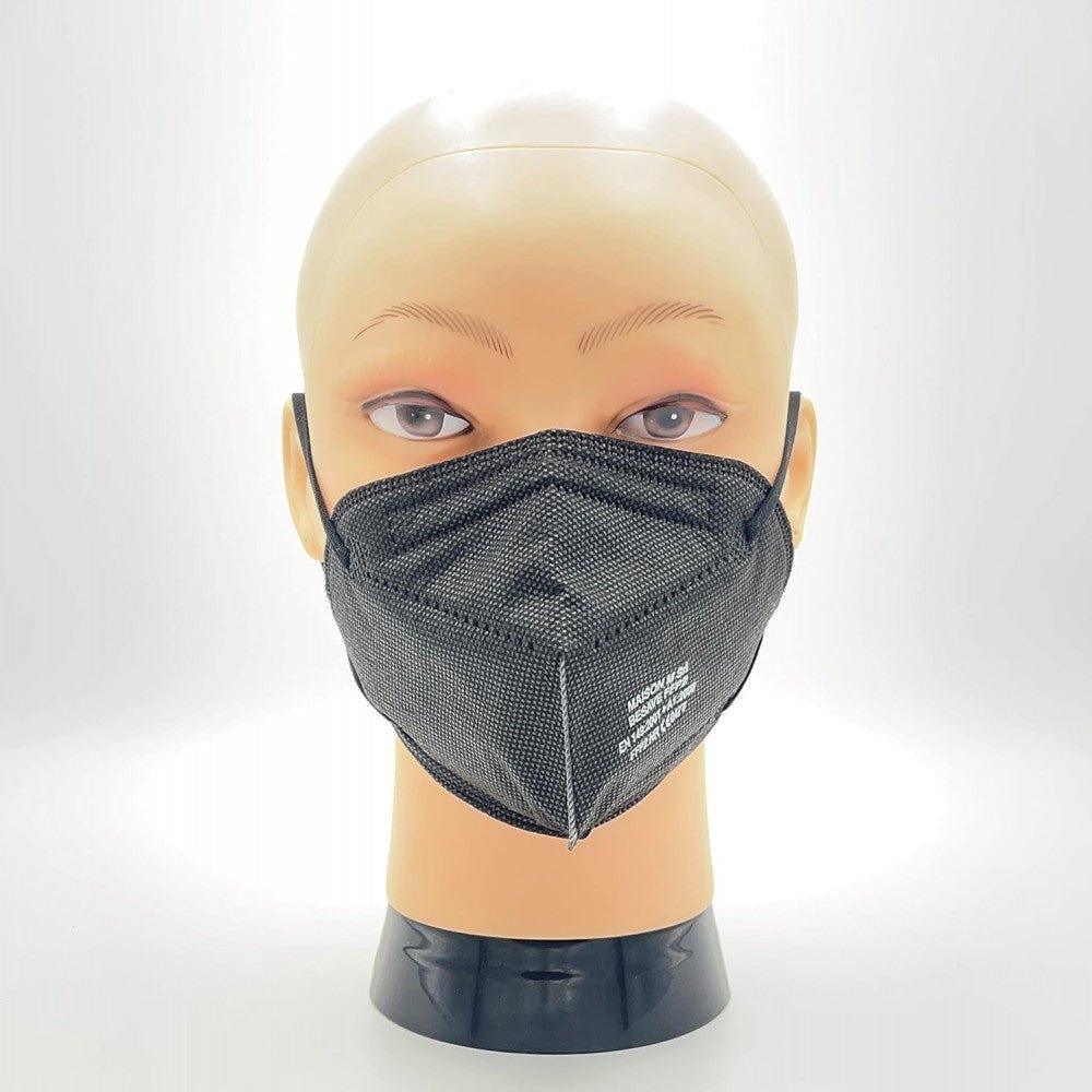 20 darabos FFP2/KN95 Színes, Fekete, CE Minősített Orvosi Maszk 5-rétegű Pormaszk, Olaszországban készült - Outlet24