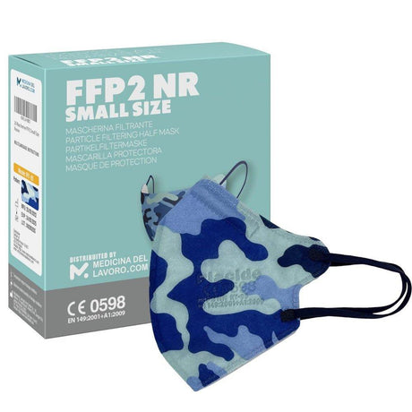 20 darabos Színes FFP2/KN95 Orvosi Maszk, 4 Rétegű Por és Részecske Védelmi Maszk, ≥95 BFE Szűrőhatású - Outlet24