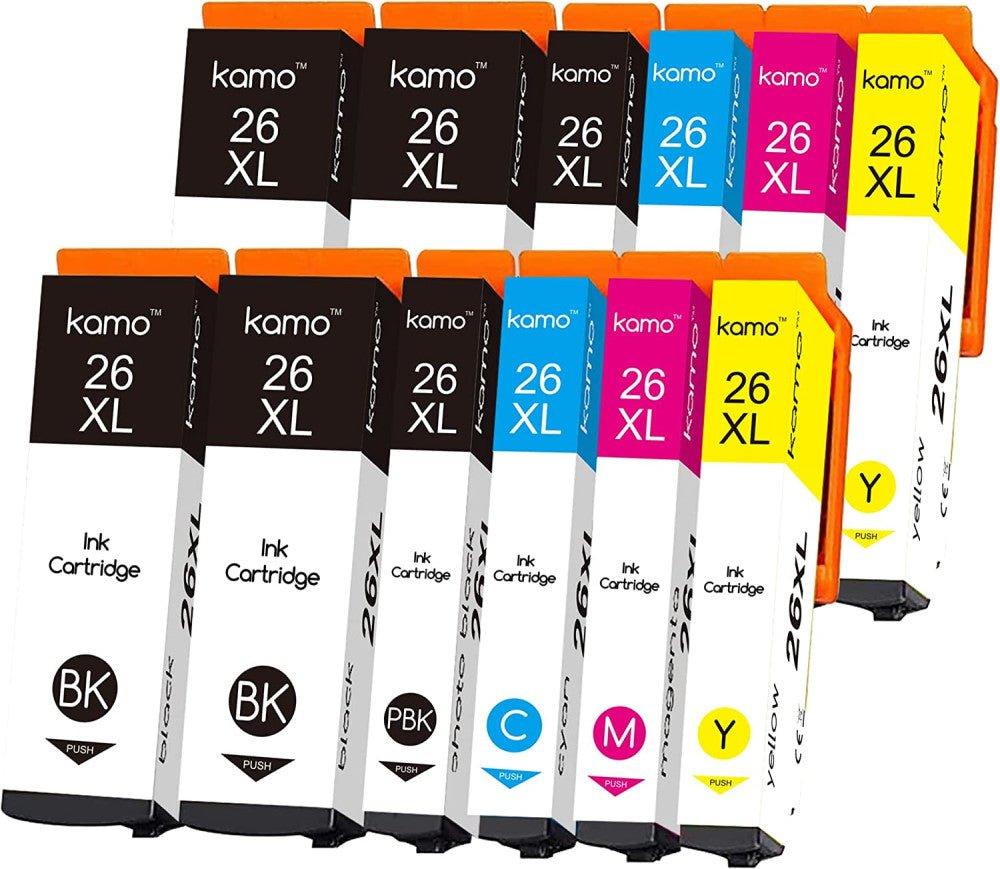 26 XL nagy kapacitású nyomtatópatronok kompatibilis az Epson 26 26XL patronokkal gyűjtőcsomag - Újracsomagolt termék - Outlet24