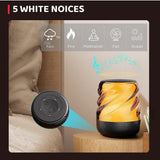 3 az 1-ben hordozható fehérzajú eszköz RGB fénnyel és Bluetooth hangszóróval, időzítővel - Outlet24