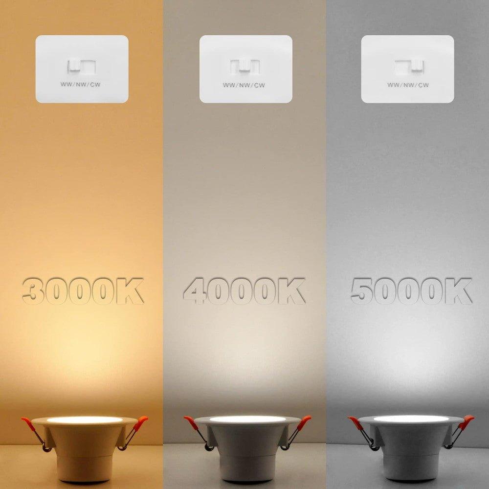 3 darabos LED 8W Beépithető fehér süllyesztett mennyezeti lámpa (85×45 mm) Újracsomagolt termék - Outlet24