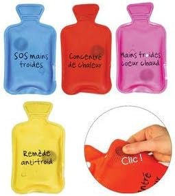 4 darabos Forróvizes palack kiváló kézmelegítő, izomfájdalmhoz, izületi fájdalmakhoz - Újracsomagolt termék - Outlet24