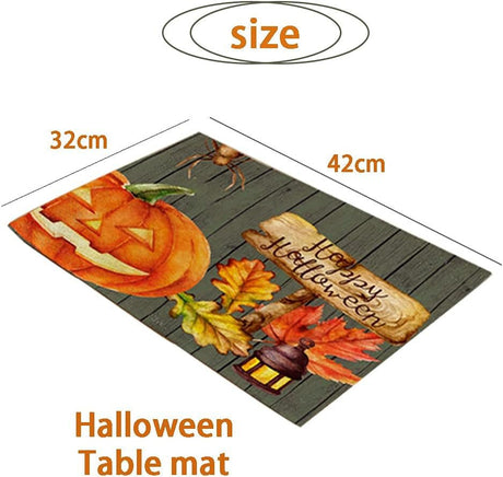4 darabos Halloweeni mosható konyhai alátétek (Méret:42x32 cm) - Outlet24