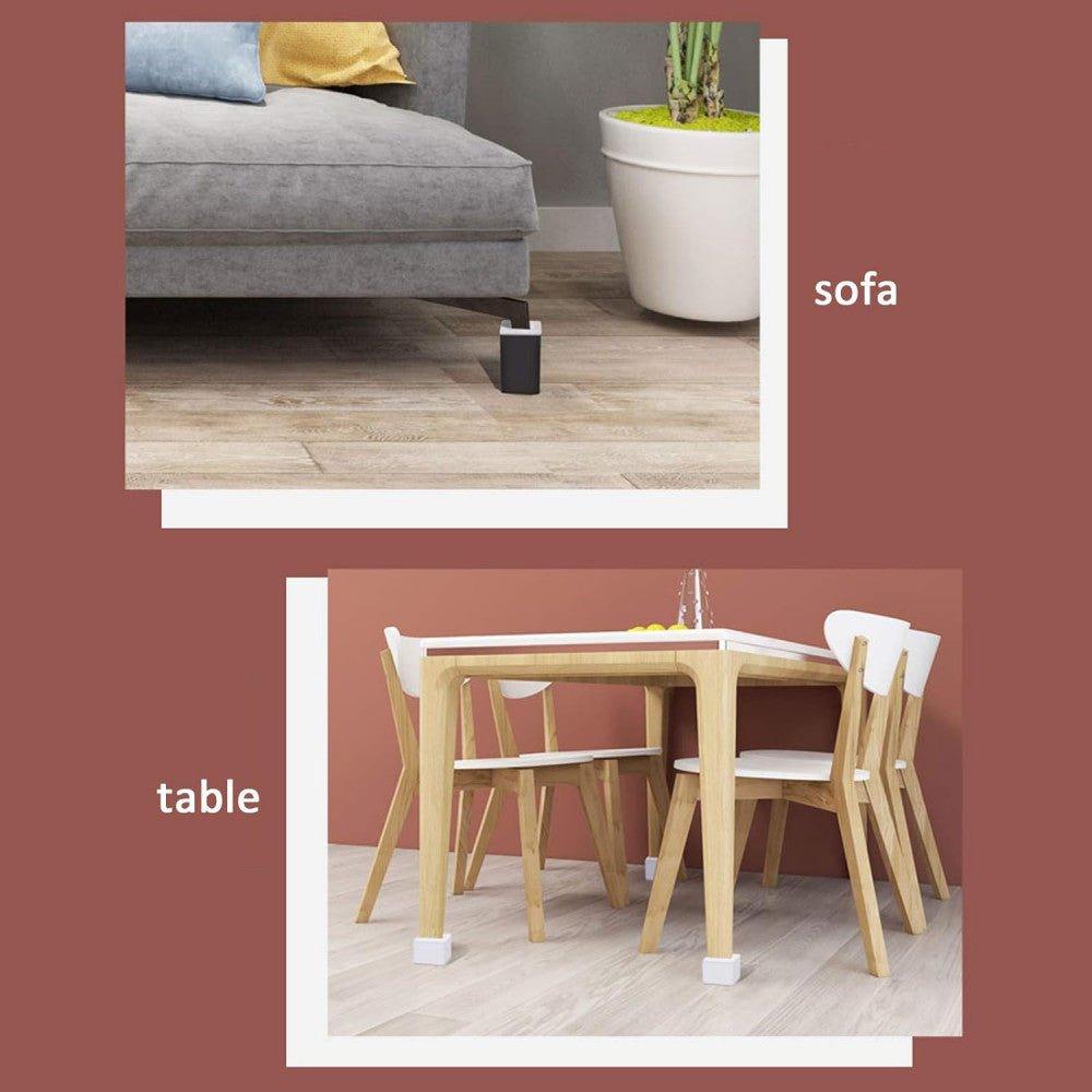 4 darabos Szénacél Bútorlábak, Asztalokhoz és Kanapékhoz Újracsomagolt termék - Outlet24