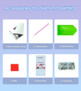 5D Gyémántfestés Készlet, Színes Bagoly Mintával - Outlet24