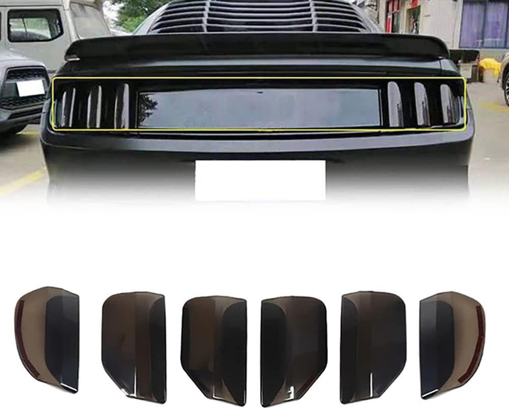 6 darabos Autó Hátsó Lámpa, Féklámpa Dekorációs Fedél 2015-2017 modellekhez (Fekete) Újracsomagolt termék - Outlet24