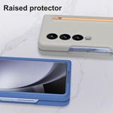 Samsung Galaxy Z Fold 4 Tok S Pen Tartóval és Képernyővédővel, Kék