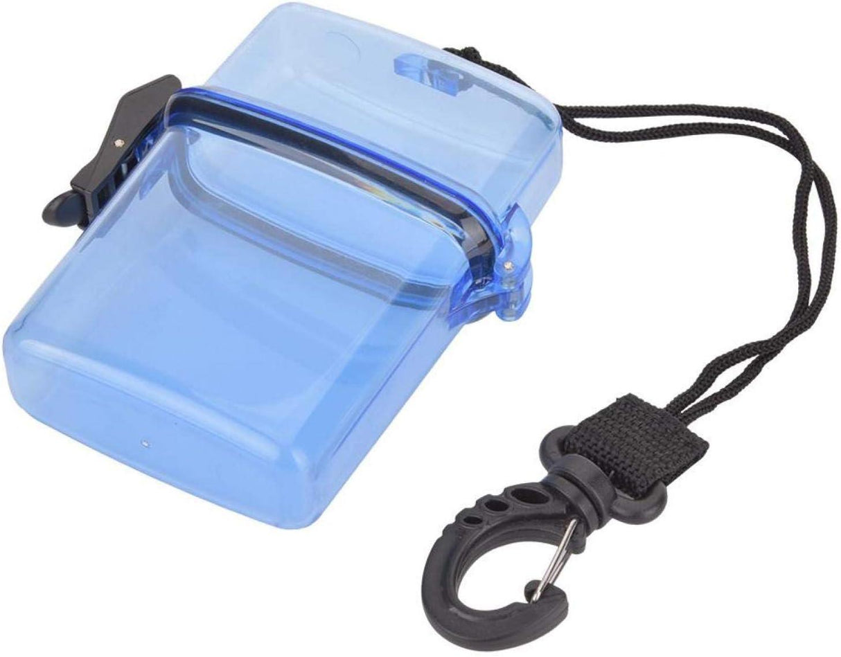 Vízálló Dive Seal Box, Átlátszó Műanyag, Kajakos Tároló Doboz Kék
