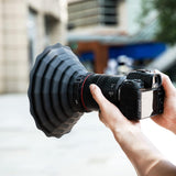 Szilikon Objektívsapka Tükröződésgátló Canon Nikon DSLR-hez 73mm~88mm