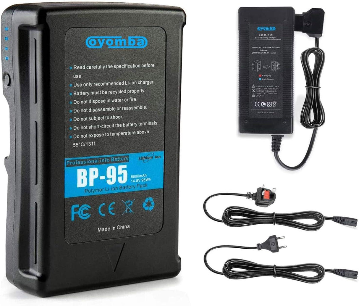 Oyomba 95Wh(6600mAh) V-Mount/V-Lock Akkumulátor és Adapter Sony Kamerákhoz - Ellenőrzött használt termék