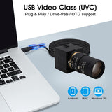 SVPRO USB Biztonsági Rendszer CCTV Felügyeleti Kamera, 5-50mm Varifocal Zoom Lencse, 720P Megapixel, USB2.0