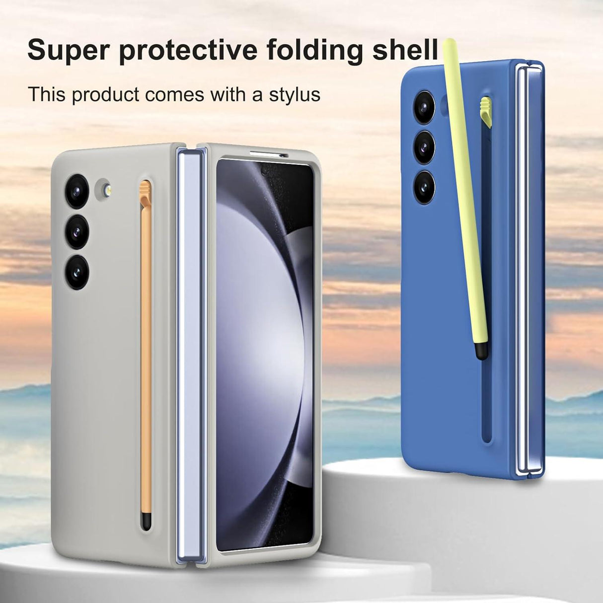 Samsung Galaxy Z Fold 5 Tok S Pen Tartóval és Képernyővédővel