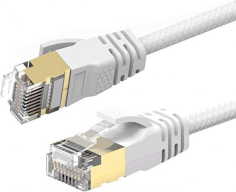 8M Cat 7A Ultra Slim Gigabit Ethernet Kábel - Akár 40Gbps, Kompatibilis RJ45 - Outlet24