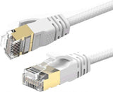 8M Cat 7A Ultra Slim Gigabit Ethernet Kábel - Akár 40Gbps, Kompatibilis RJ45 - Outlet24