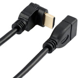 90 Fokos HDMI Hosszabbító Kábel, Férfi-Nő, 15cm, 3D Támogatás - Outlet24
