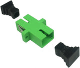 Singlemode Optikai Száloptikai Adapter, Női-Női APC Simplex, Hálózati Internet Csatlakozó (Zöld, 5 darab)
