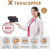 THX4COPPER Rézbevonatos Kompressziós Könyökvédő Pár - Sport és Gyógyulás Támogatás