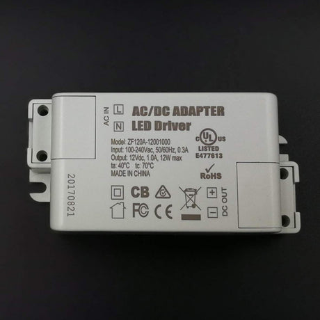 TLD ZF120A-12001000 Konstans Feszültségű AC/DC Adapter LED Meghajtó Alacsony Feszültségű Transzformátorok Lámpákhoz