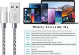 Xinfene 2 Csomag 3M Ultra Hosszú USB C Kábel, Gyors Töltés, Samsung Galaxy, Huawei, Moto G7 és Google Pixel Kompatibilis