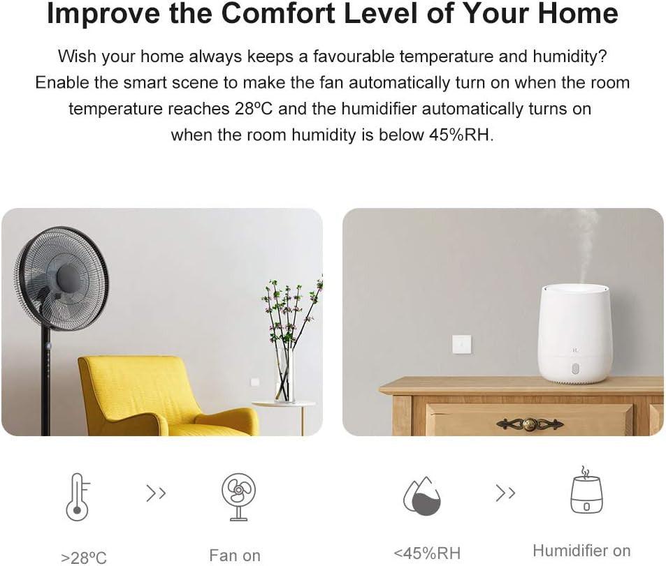 SONOFF SNZB-02 ZigBee Hőmérséklet és Páratartalom Érzékelő, Alexa/Google Home Kompatibilis Újracsomagolt termék