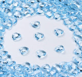Sweelov világoskék szívkristályok(500 db-os csomag) - Újracsomagolt termék