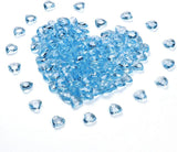 Sweelov világoskék szívkristályok(500 db-os csomag) - Újracsomagolt termék