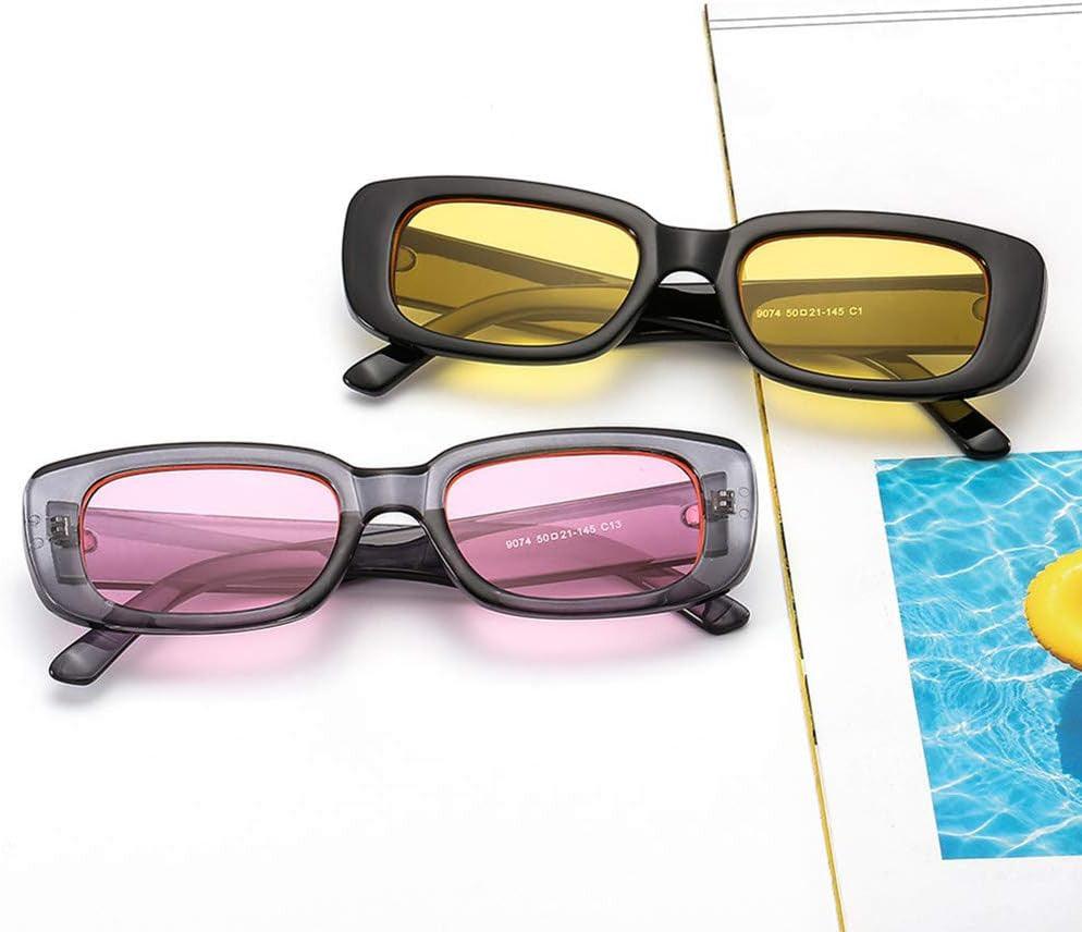Retro Négyszögletes Napszemüveg Nőknek és Férfiaknak UV 400 Védelemmel