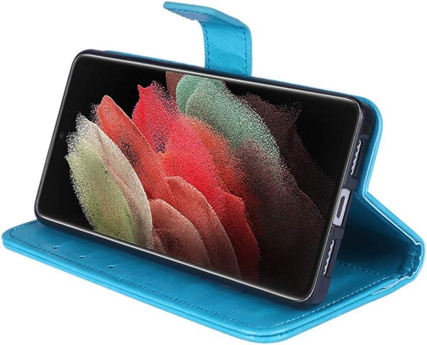 Sony Xperia 10 III bőr pénztárcás tok kihajtható állvánnyal(világoskék)
