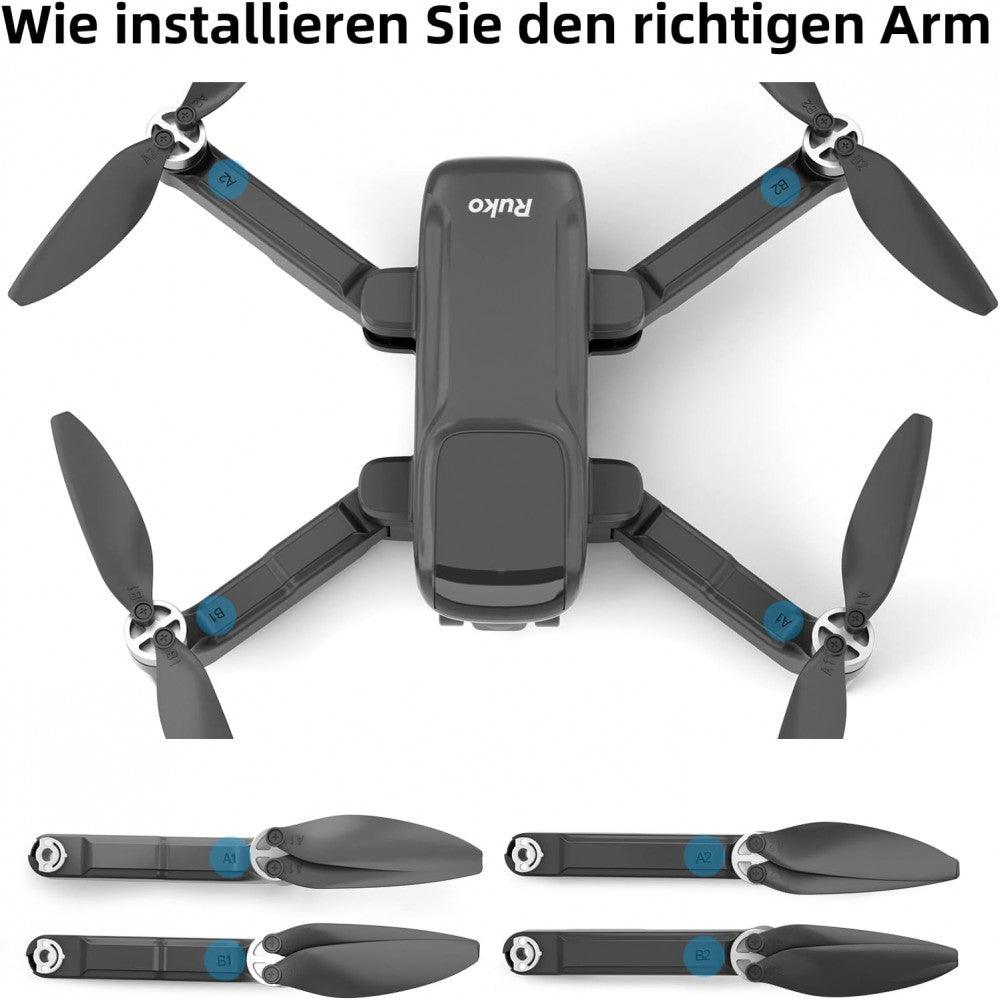 Ruko U11 Pro Drone Hátsó Bal Motorral Pótalkatrész. 1 db (Bal Hátsó)