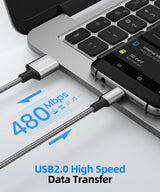 SUNGUY USB-A USB-Micro kábel, 1.5 méter, 3 darabos