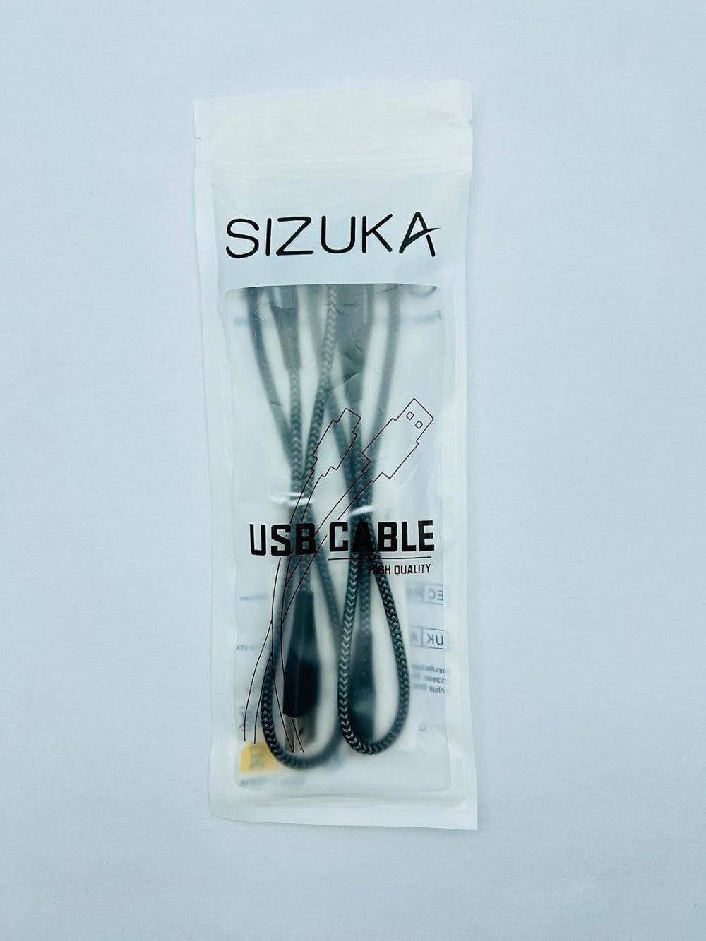 SIZUKA USB-A USB-Micro kábel, 0.5 méter, 2 darabos Újracsomagolt termék