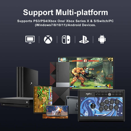 PXN 008 Arcade Stick Kompatibilis PS3, PS4, Xbox, Switch és PC-hez Újracsomagolt termék