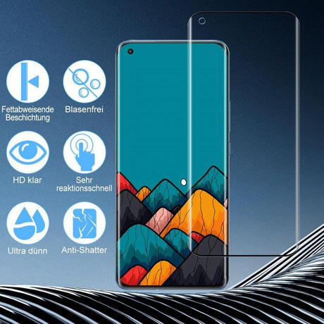 Xiaomi 11 Ultra Képernyővédő, 2 db 3D Teljes Fedésű, Ujjlenyomat Kompatibilis Üveg