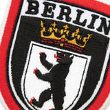 A-ONE 3 darabos Berlin jelzés matrica csomag + Német zászló + Német zászló kitűző színes tű matricák, könnyen rögzíthető táskákhoz és nadrágokhoz No.114B - Outlet24