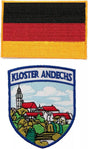 A-ONE Andechs Monostor Patches + Német Zászló Vasalható Hímzett Kitűző, 2 darabos csomag - Outlet24