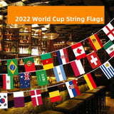ADELGO Zászlófüzér, 32 országzászlóval(14 x 21 cm) Olimpiához, Nemzetközi Találkozóhoz, Dekoráció - Outlet24