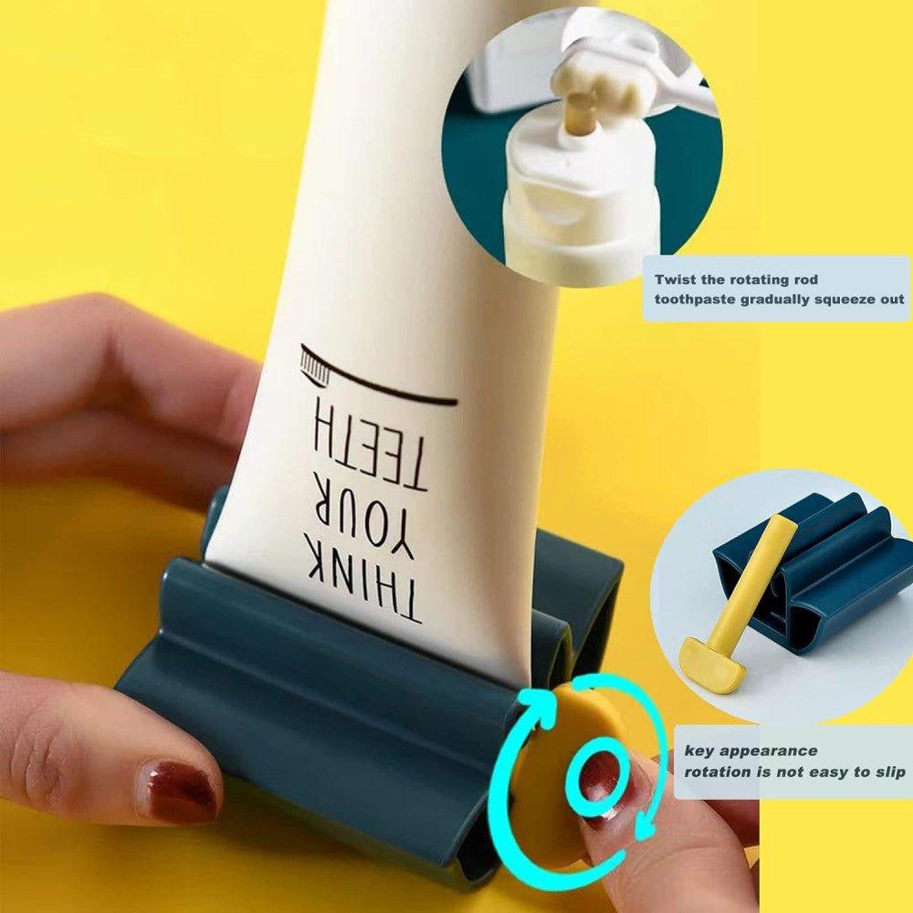 A&H Zier Műanyag Fogkrémprés, 2 darabos csomag, Négyzet alakú, Kézi Tubus Tisztító és Tartó Újracsomagolt termék - Outlet24