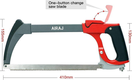 AIRAJ fémfűrészkeret 300 mm, állítható - Outlet24