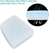 Alvási Apnoé Professzionális CPAP Gép Szűrők ResMed S7 S8 Sorozathoz, 5 darab, Kék és Fehér - Outlet24