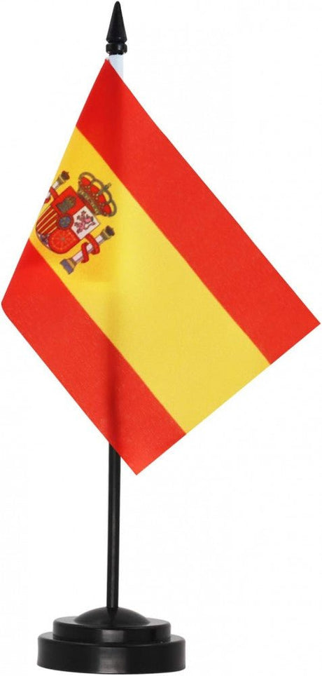 ANLEY Spanyol Deluxe Asztali Zászló Készlet - 6 x 4 hüvelykes miniatűr - Outlet24