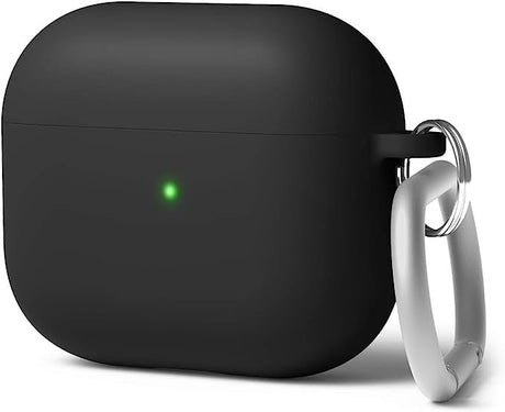 Apple Airpods 3 Szilikon Védőtok, Vezeték Nélküli Töltővel Kompatibilis (Fekete) - Outlet24