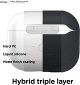 Apple Airpods 3 Szilikon Védőtok, Vezeték Nélküli Töltővel Kompatibilis (Fekete) - Outlet24