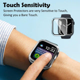 Apple Watch Series 7 / 8 45mm Edzett Üveg Képernyővédő Fólia 2 Részes Újracsomagolt termék - Outlet24