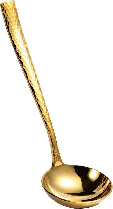 Arany színű, kicsi rozsdamentes acél merőkanál(19,5 cm) - Újracsomagolt termék - Outlet24